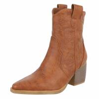 Damen Western- & Bikerboots - camelpu
