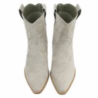 Damen Western- & Bikerboots - olivesuede