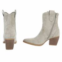 Damen Western- & Bikerboots - olivesuede