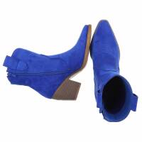 Damen Western- & Bikerboots - sapphirebluesuede