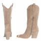 Damen Western- & Bikerboots - khakisuede