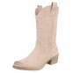 Damen Western- & Bikerboots - beigesuede