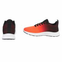 Herren Freizeitschuhe - orangeblack