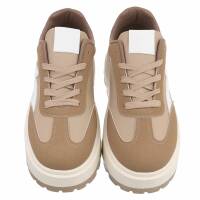 Damen Low-Sneakers - khaki