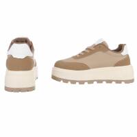 Damen Low-Sneakers - khaki