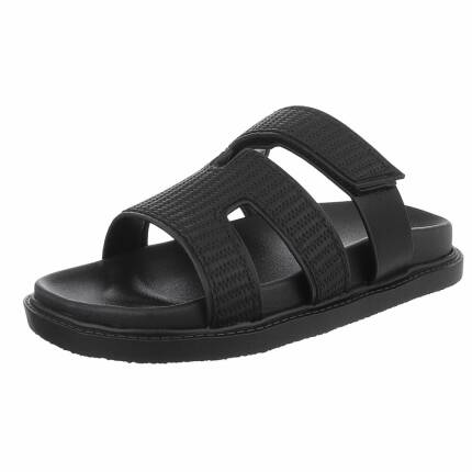 Damen Flache Sandalen - black