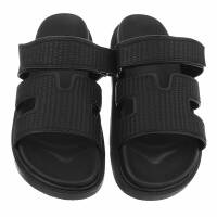 Damen Flache Sandalen - black