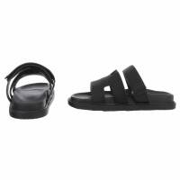 Damen Flache Sandalen - black