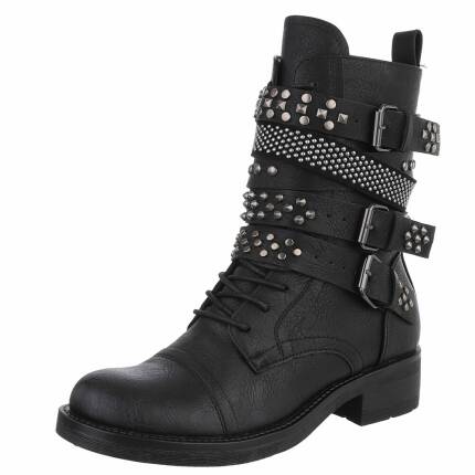 Damen Schnürstiefeletten - black