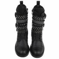 Damen Schnürstiefeletten - black