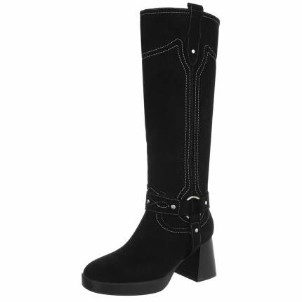 Damen High-Heel Stiefel - black