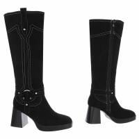 Damen High-Heel Stiefel - black