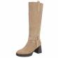 Damen High-Heel Stiefel - khaki