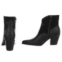 Damen Western- & Bikerboots - black