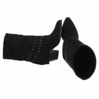 Damen Western- & Bikerboots - black