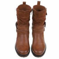 Damen Klassische Stiefeletten - camel