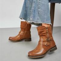 Damen Klassische Stiefeletten - camel