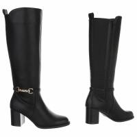 Damen High-Heel Stiefel - black