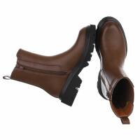 Damen Chelsea Boots - camel