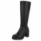 Damen High-Heel Stiefel - blackpu