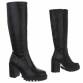 Damen High-Heel Stiefel - blackpu