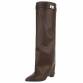 Damen High-Heel Stiefel - brown