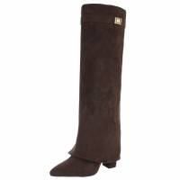 Damen High-Heel Stiefel - brown
