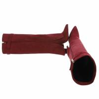 Damen High-Heel Stiefel - wine