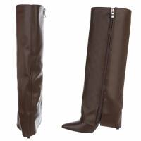 Damen High-Heel Stiefel - brown