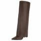 Damen High-Heel Stiefel - brown
