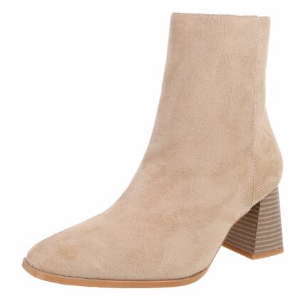 Damen Klassische Stiefeletten - beige