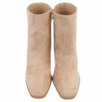 Damen Klassische Stiefeletten - beige