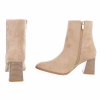 Damen Klassische Stiefeletten - beige