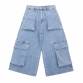 Damen Jeansshorts von Laulia - blue
