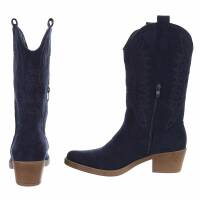 Damen Western- & Bikerboots - dbluesuede
