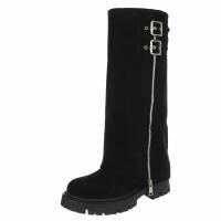 Damen Klassische Stiefel - blacksuede