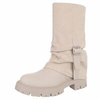 Damen Klassische Stiefel - beige