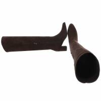 Damen Overknee-Stiefel - brownsuede