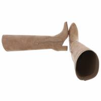 Damen Overknee-Stiefel - khakisuede