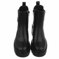 Damen High-Heel Stiefeletten - blackpu