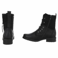 Damen Schnürstiefeletten - black