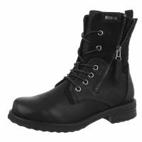 Damen Schnürstiefeletten - black