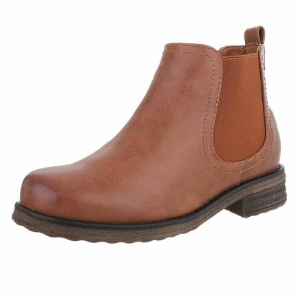 Damen Chelsea Boots - camel