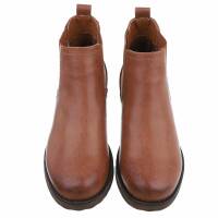 Damen Chelsea Boots - camel