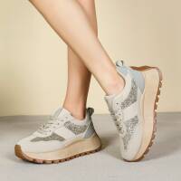 Damen Low-Sneakers - beige