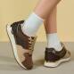 Damen Low-Sneakers - coffee