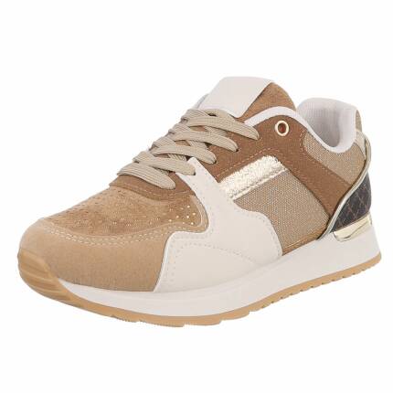 Damen Low-Sneakers - khaki