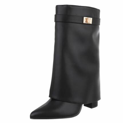 Damen High-Heel Stiefeletten - black