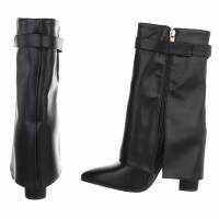 Damen High-Heel Stiefeletten - black