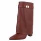 Damen High-Heel Stiefeletten - wine